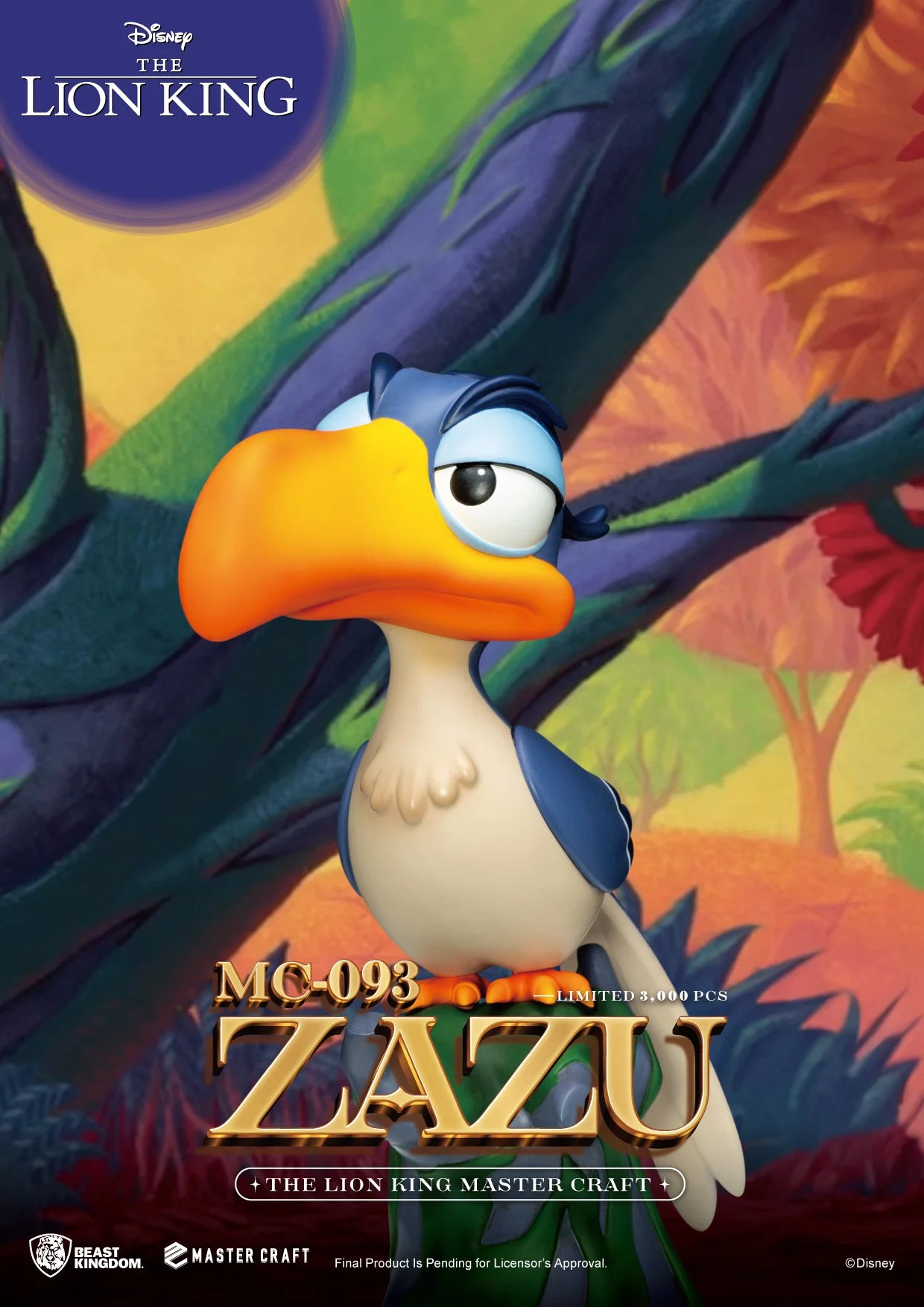 THE LION KING - Zazu - Statue Master Craft 20cm