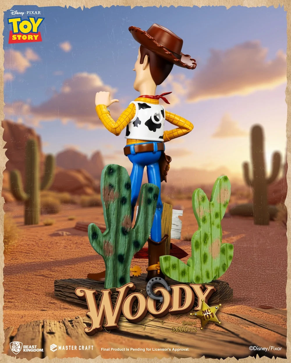 TOY STORY - Sheriff Woody - Statue Master Craft 44cm