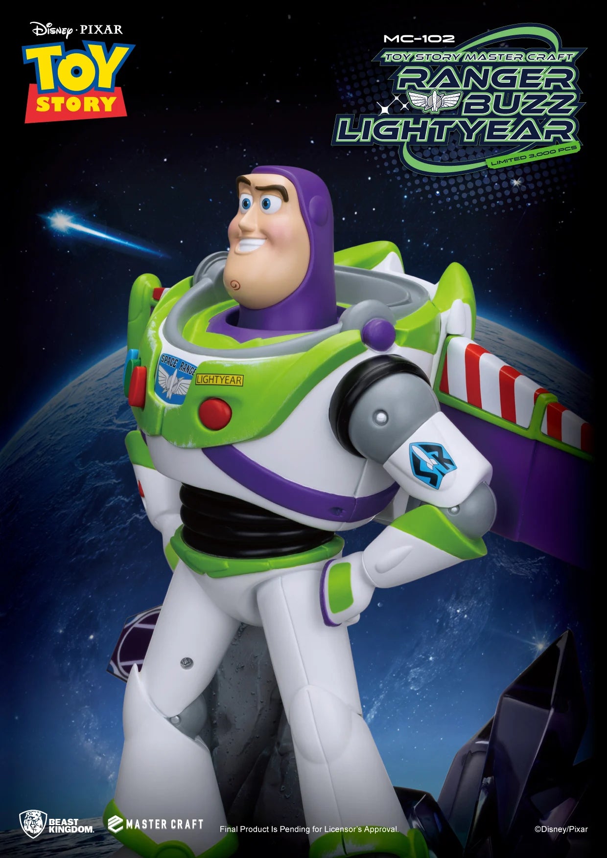 DISNEY - Toy Story Ranger Buzz - Statuette Master Craft 33 cm
