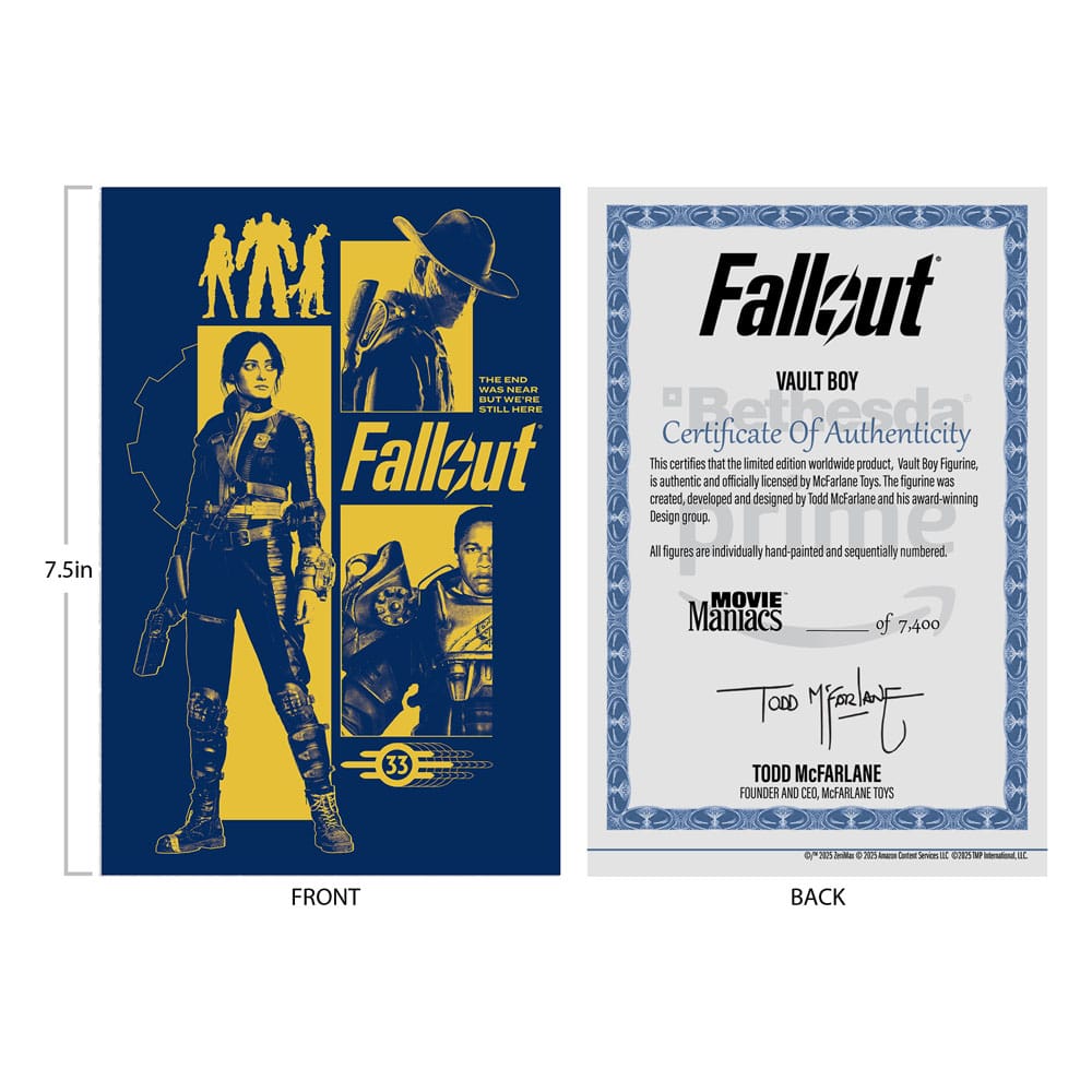 FALLOUT - Vault Boy "Version 3" - Figure Movie Maniacs 14cm