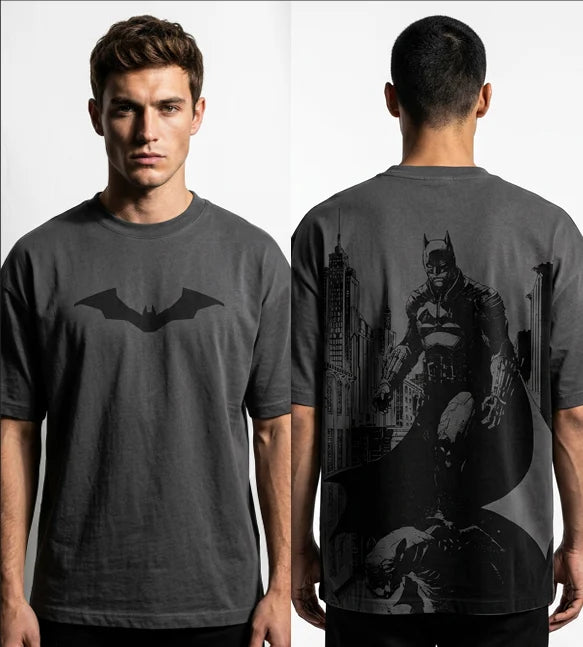 DC - Dark Knight in Town - Oversize T-Shirt Men (XL)