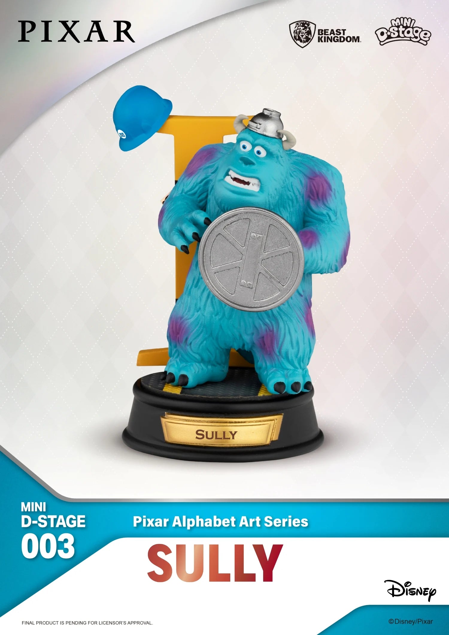 DISNEY 100TH - Pixar Alphabet Art - Pack 6 Diorama Stage 10cm