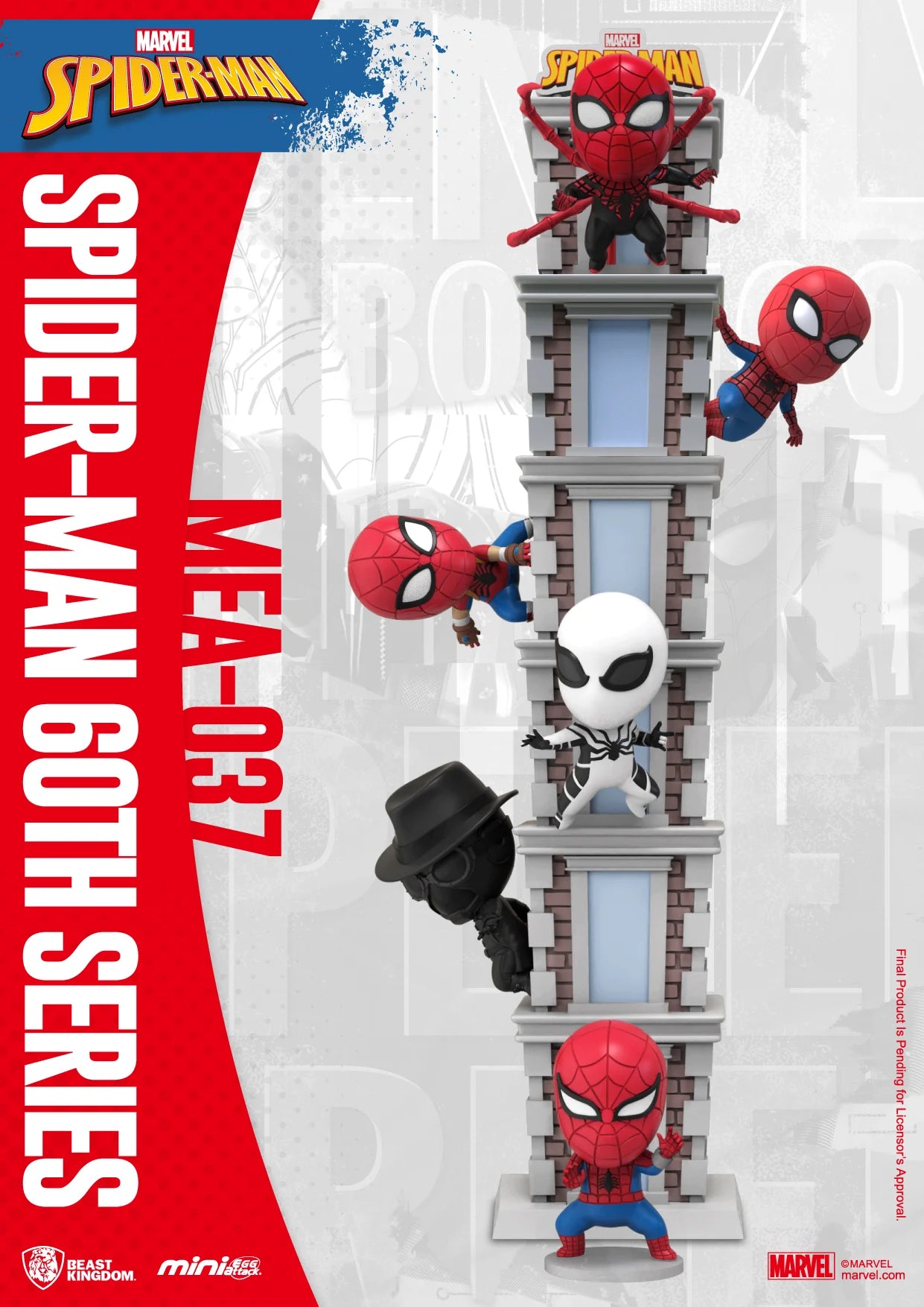 SPIDER-MAN - 60th Anniversaire Series - Set 6 Figure 8 cm