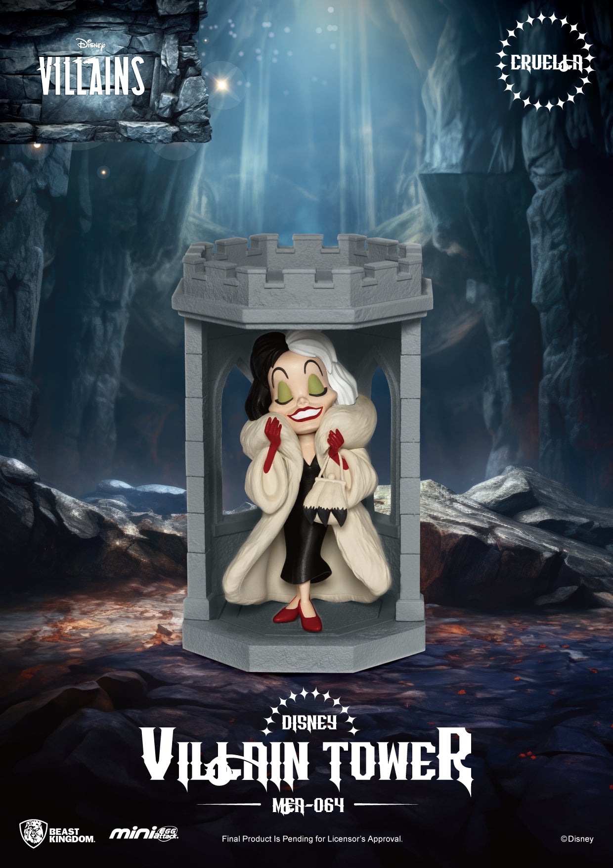 DISNEY VILLAINS - Tower Series - Set 6 Figurine Blind Box 11.5cm