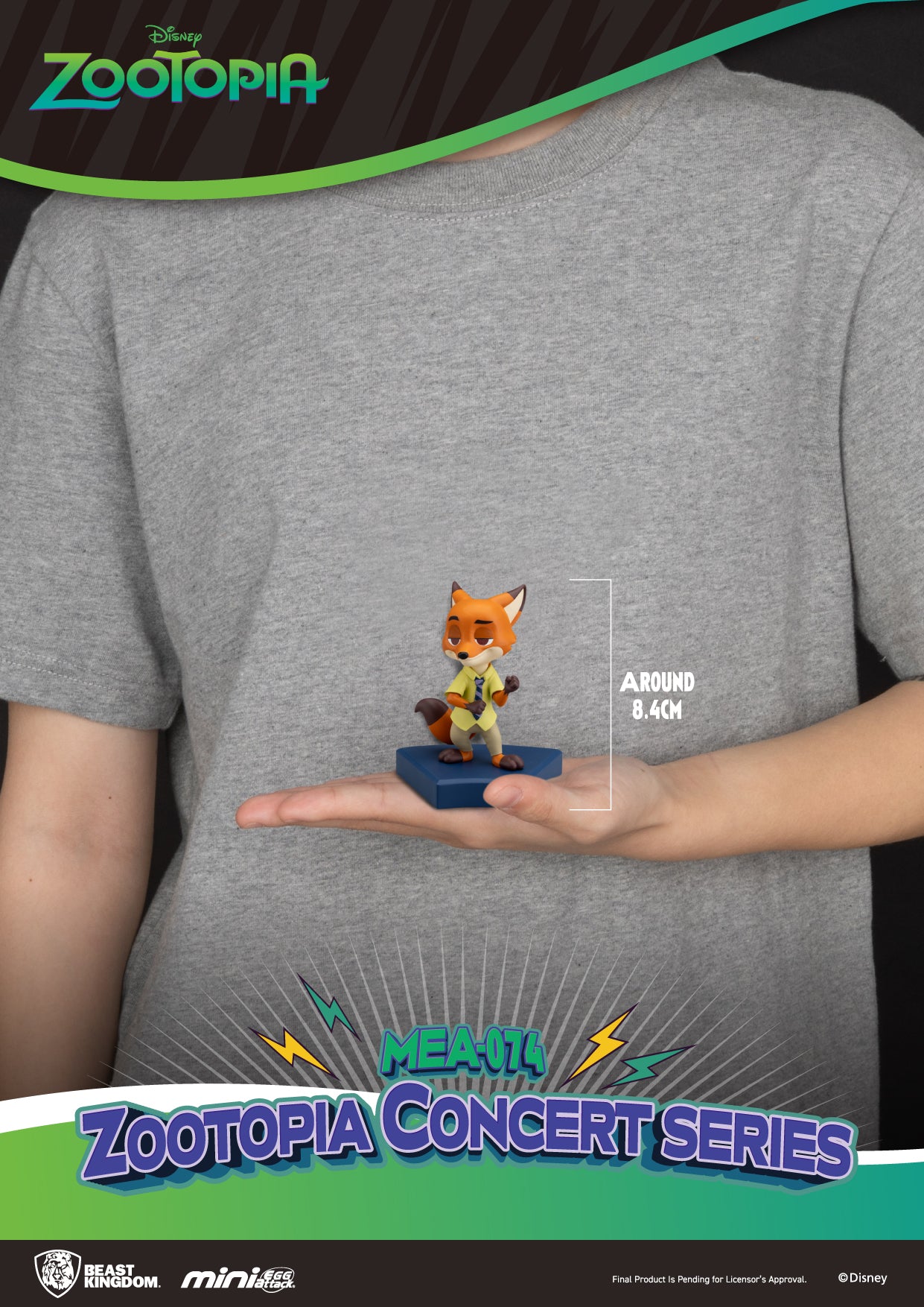 ZOOTOPIA - Concert Series - Set 6 Figurine Blind Box 8cm