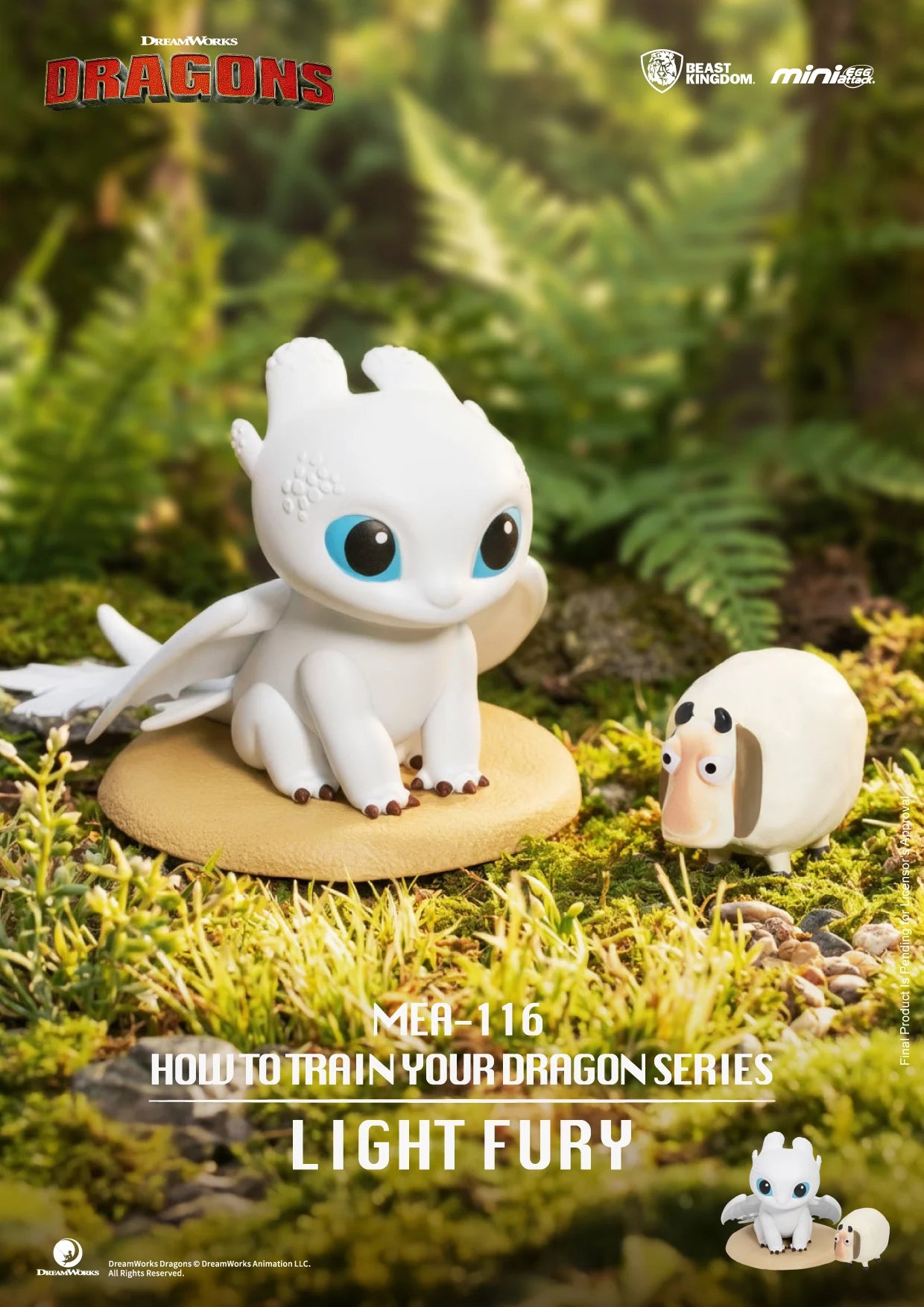 HOW TO TRAIN YOUR DRAGON - 6 Figure set 8.9cm