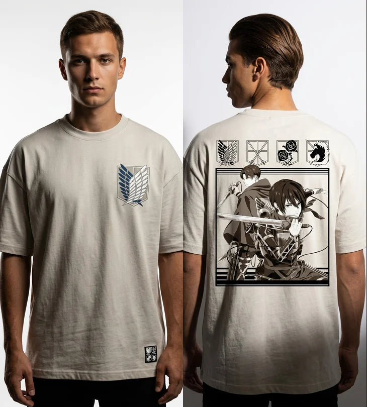 ATTACK ON TITAN - Brigade Speciale - Oversize T-Shirt Men (XXL)