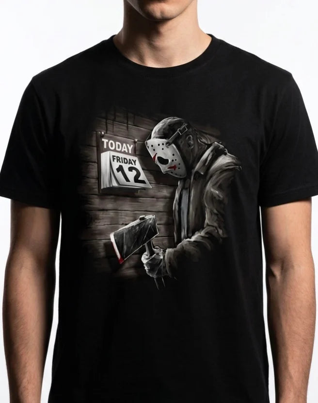 FRIDAY THE 13TH - Today Friday 12 - T-Shirt (L)