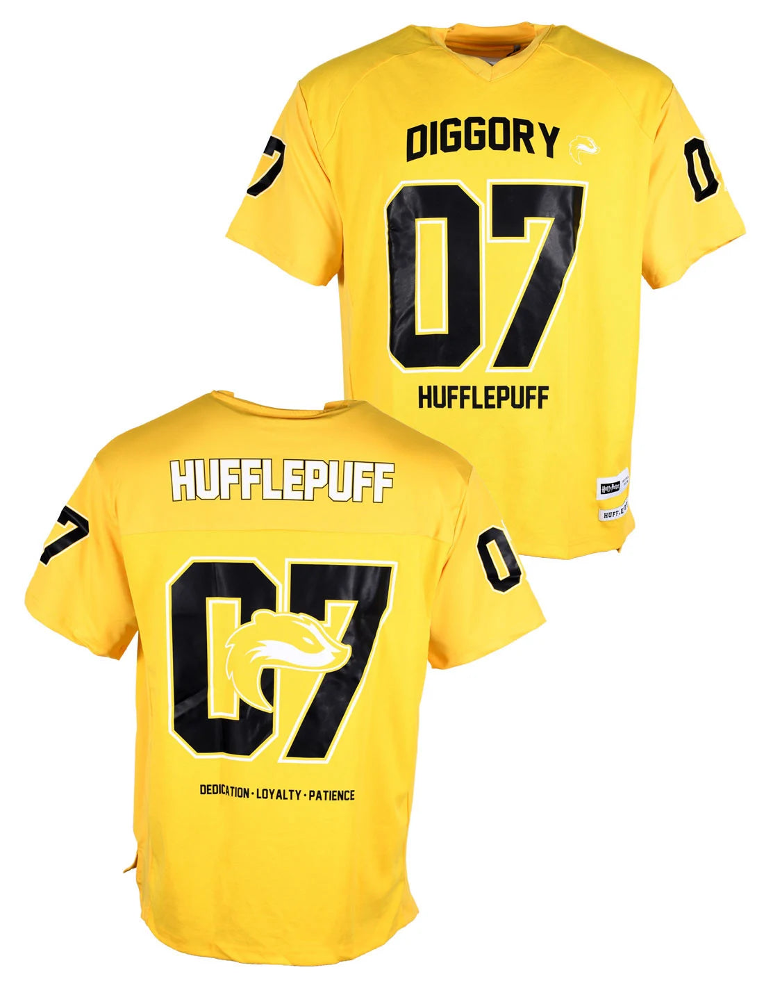 HARRY POTTER - Hufflepuff - T-Shirt Sports US Replica unisex (XL)