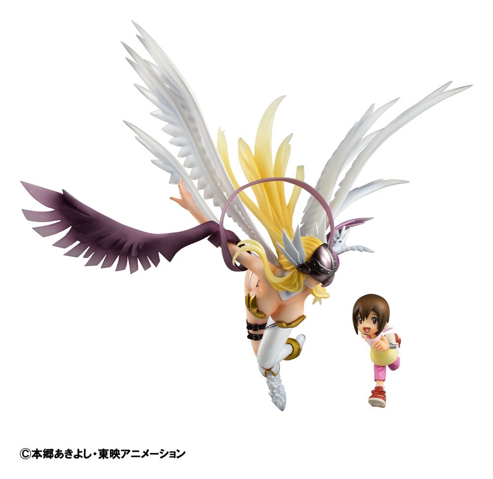 DIGIMON - Angewomon & Hikari Yagami - Statue G.E.M. 22cm