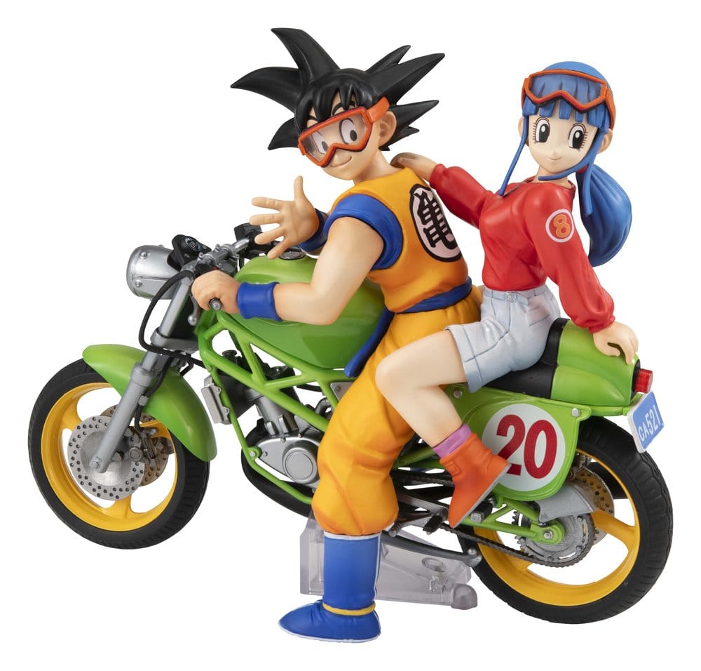 DRAGON BALL Z - Son Goku & Chichi - Statue Desktop Real McCoy 15cm