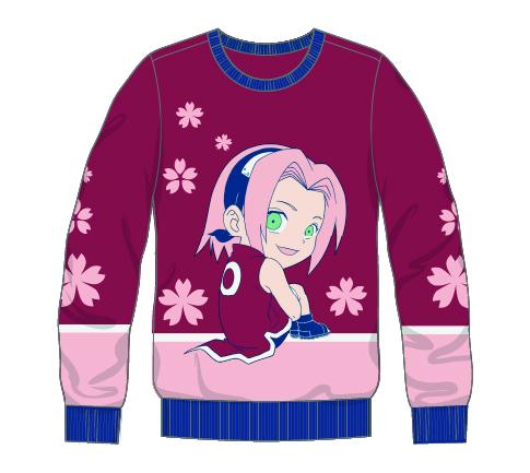 NARUTO - Sakura - Men Christmas Sweaters (XL)