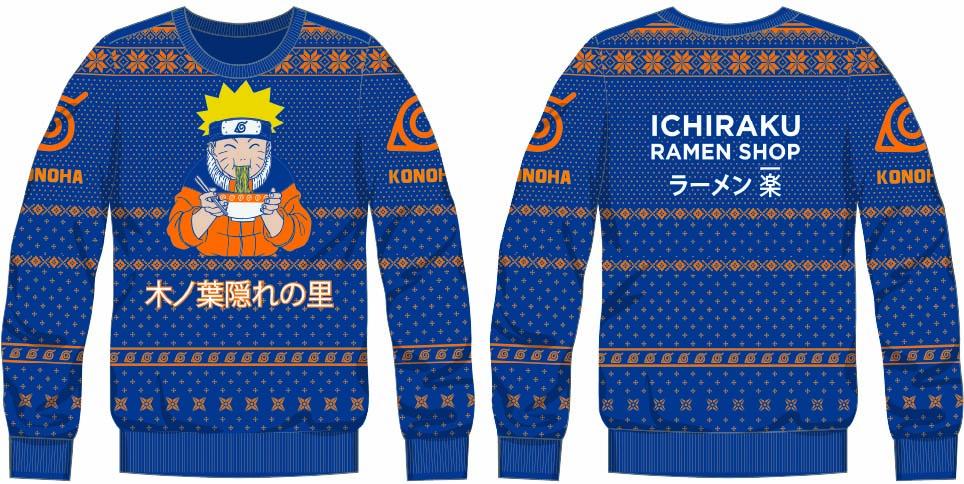 NARUTO - Ichiraku Ramen Shop - Men Christmas Sweaters (XXL)