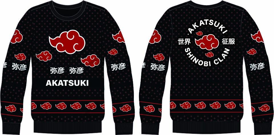 NARUTO - Akatsuki - Men Christmas Sweaters (XXL)
