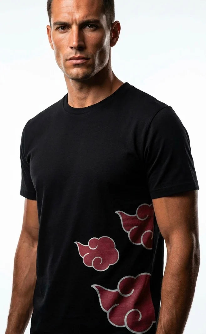 NARUTO - Akatsuki Clouds - T-Shirt Men (XXL)