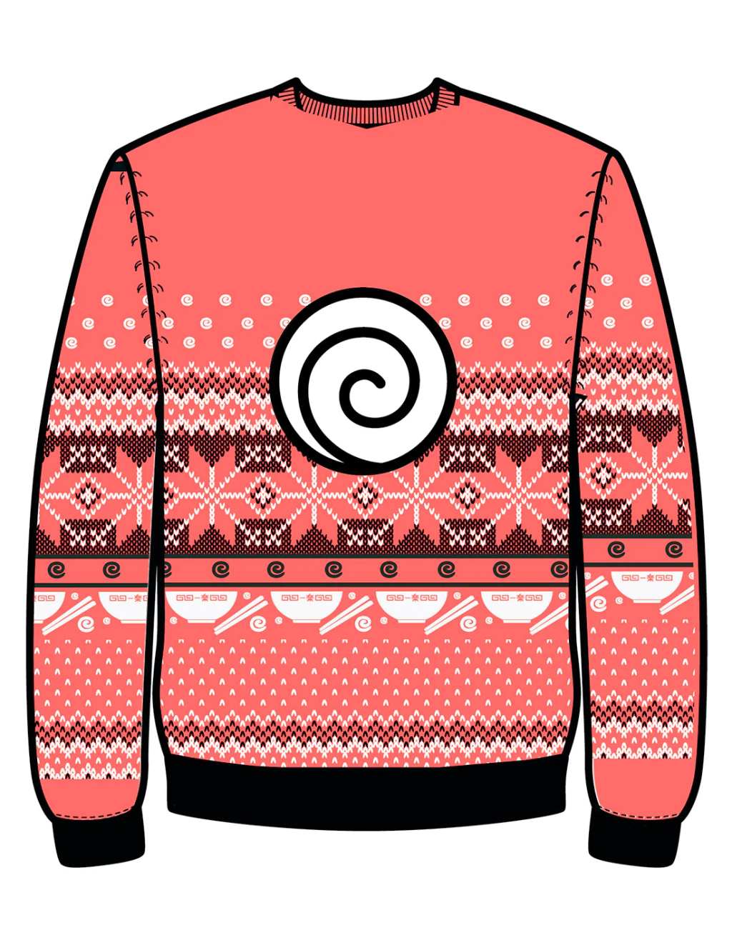 NARUTO - Ramen Ichiraku - Men Christmas Sweaters (S)