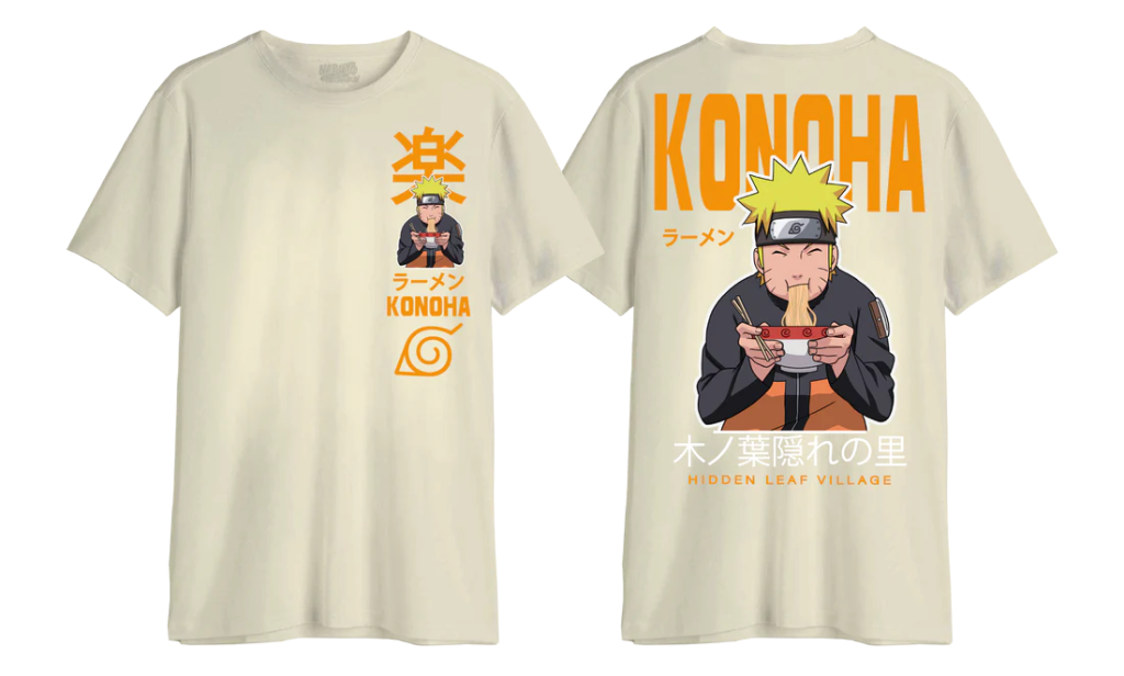NARUTO SHIPPUDEN - Konoha Ramen - Oversize T-Shirt Men (XS)