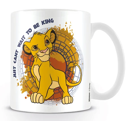 DISNEY - Mug - 300 ml - Lion King - Just Can't Wait to be King