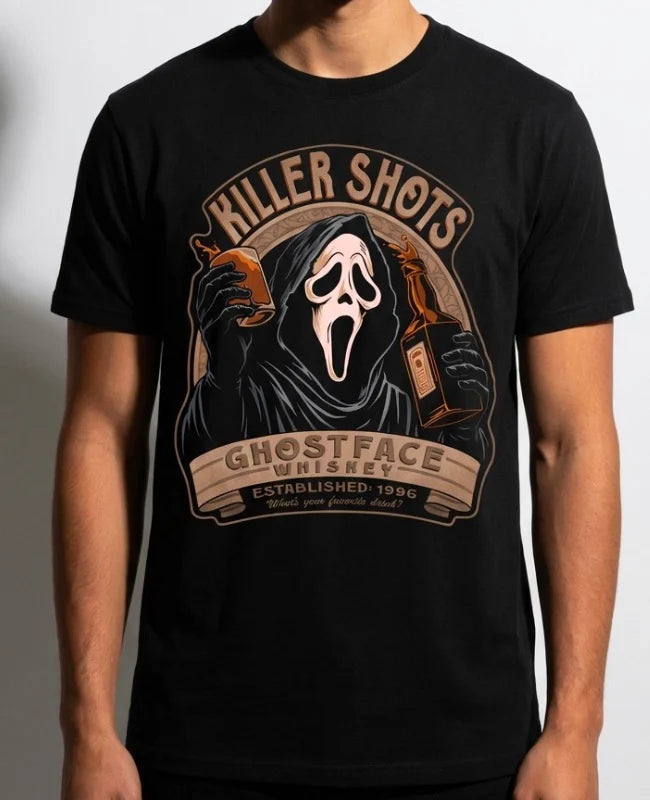 SCREAM - Ghostface Whiskey - T-Shirt (L)