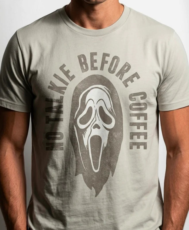 SCREAM - No talk before coffee - T-Shirt (L)