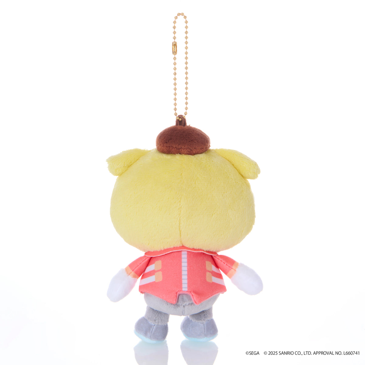 SONIC & FRIENDS X SANRIO - Dr. Eggman x Pompompurin - Mascot Plush 8cm