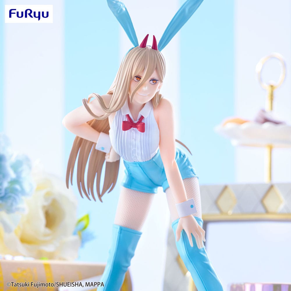 CHAINSAW MAN - BiCute Bunnies Power Light Blue - Statue 25cm