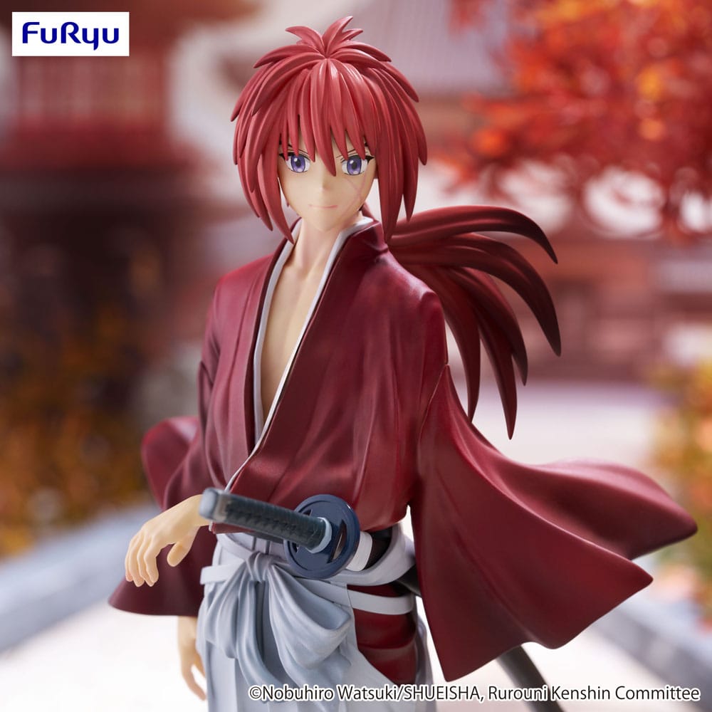 RUROUNI KENSHIN - Kenshin Himura - Statue Trio-Try-It 19cm