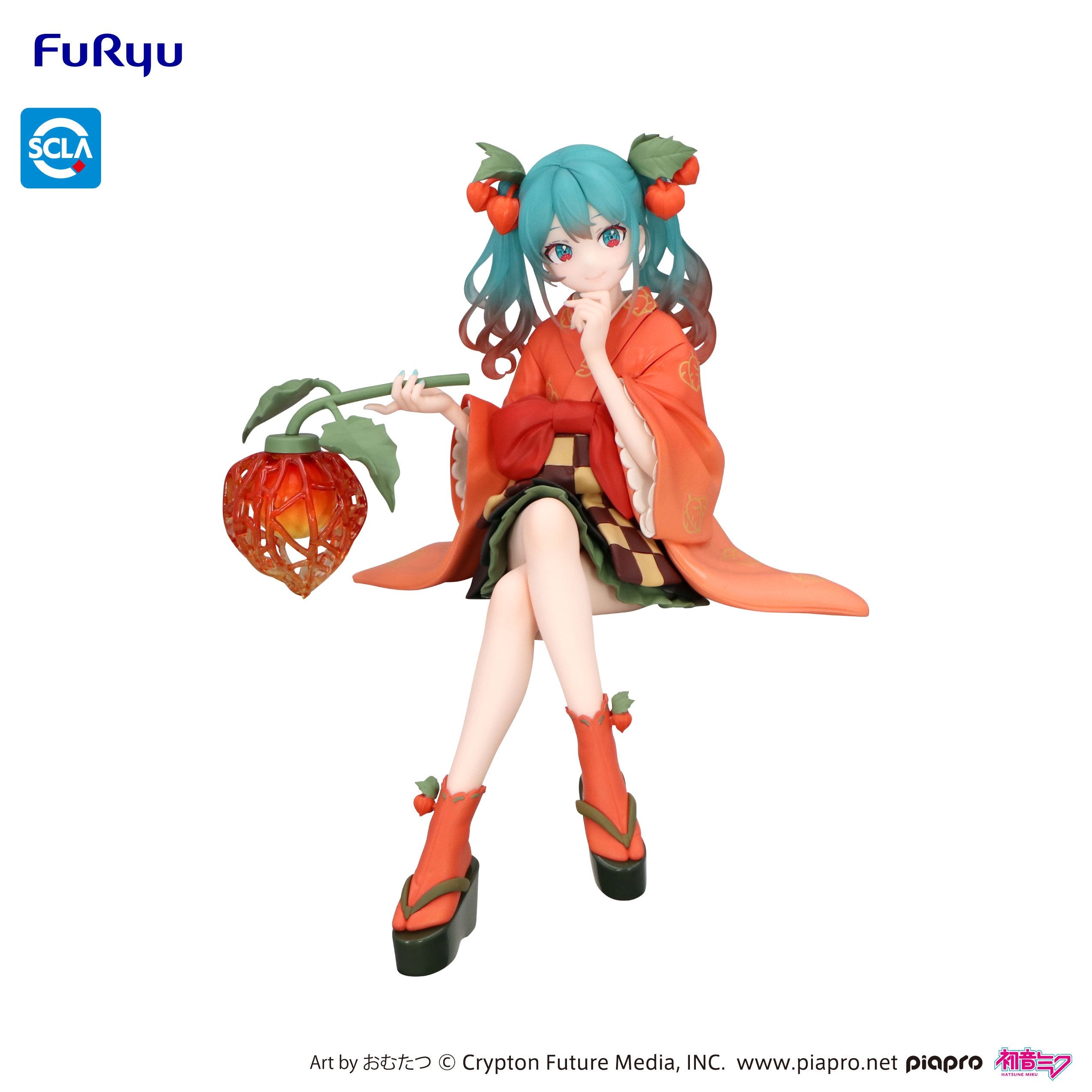 HATSUNE MIKU - Flower Fairy Winter - Statue Noodle Stopper 15cm