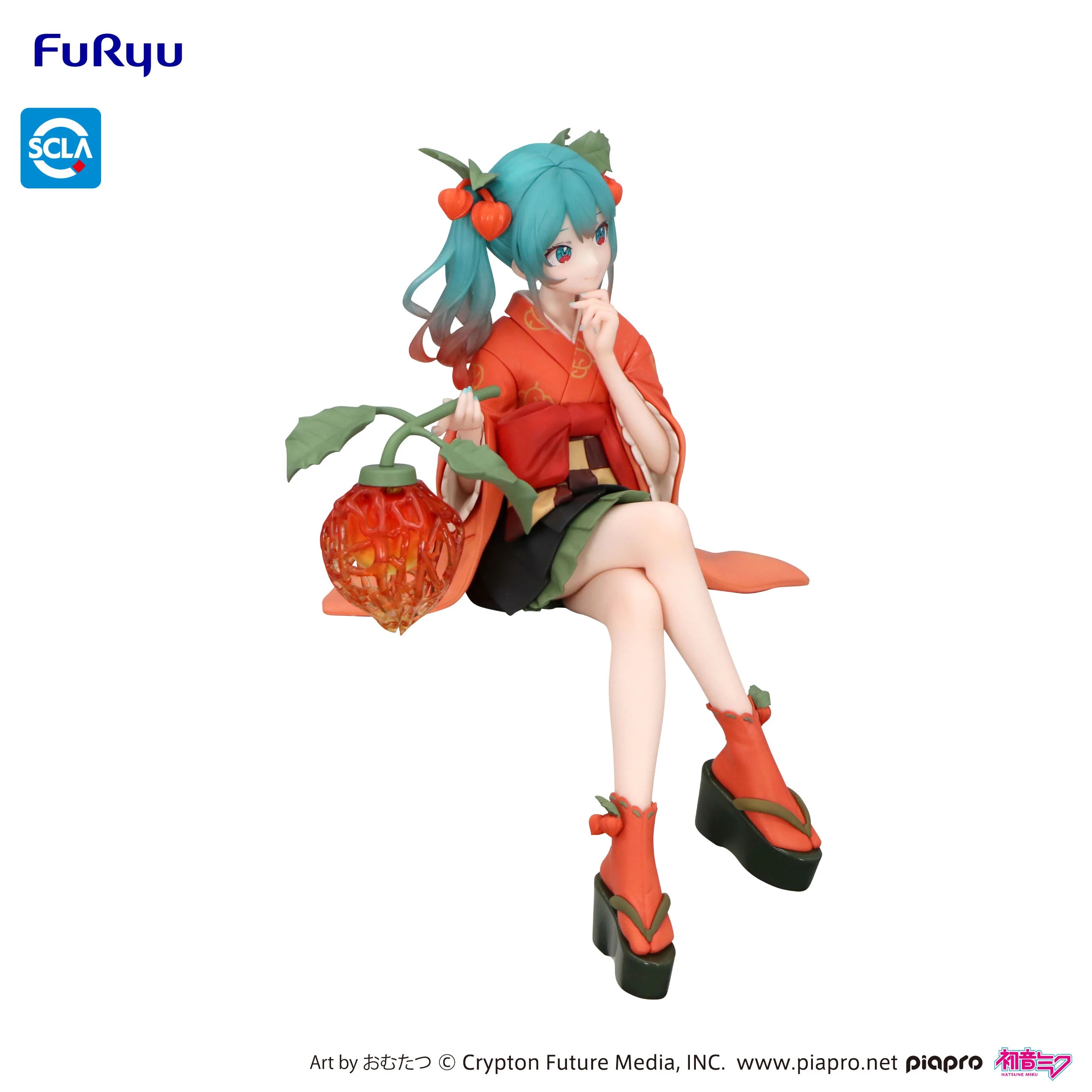 HATSUNE MIKU - Flower Fairy Winter - Statue Noodle Stopper 15cm