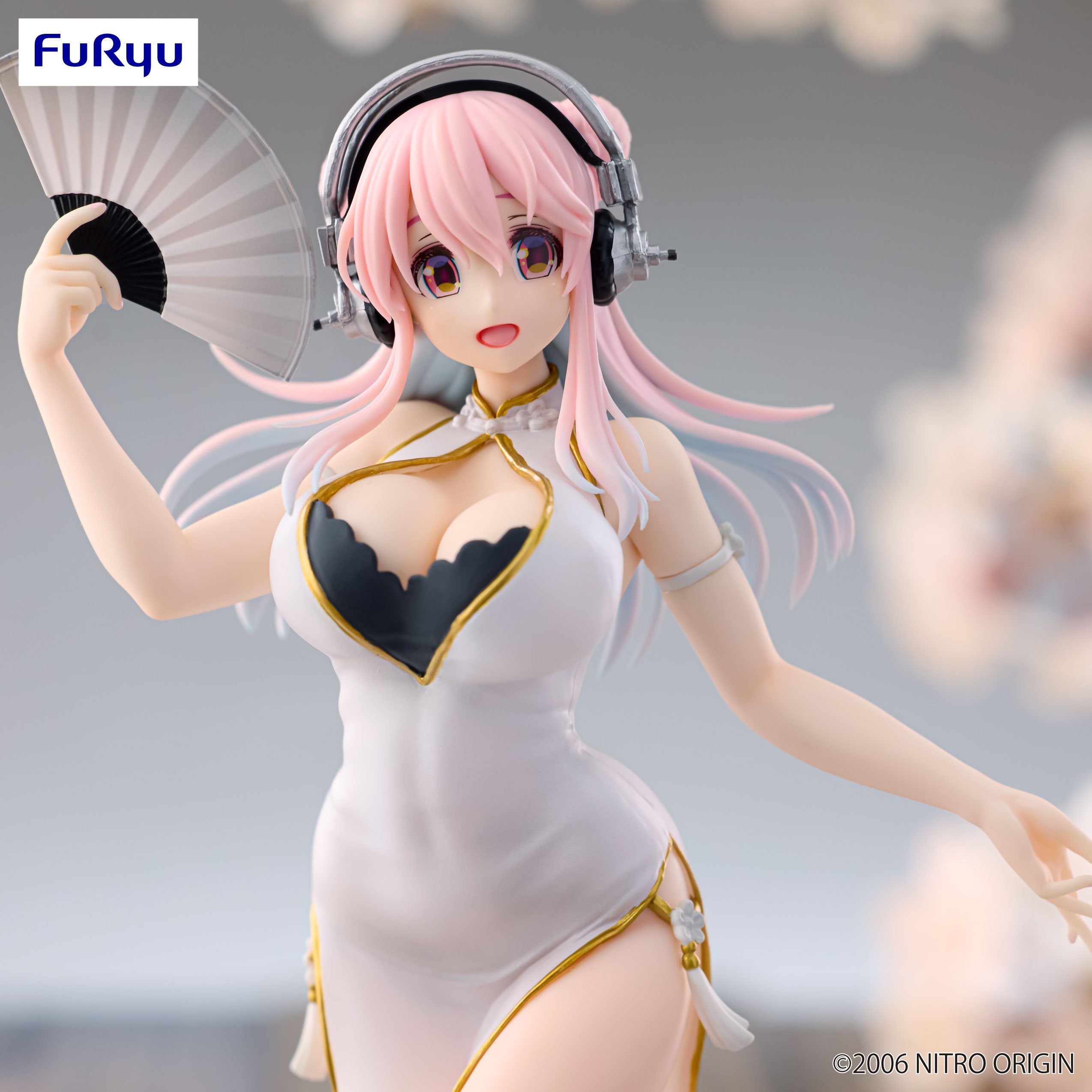SUPER SONICO - White china dress - Statue Trio-Try-It 21cm