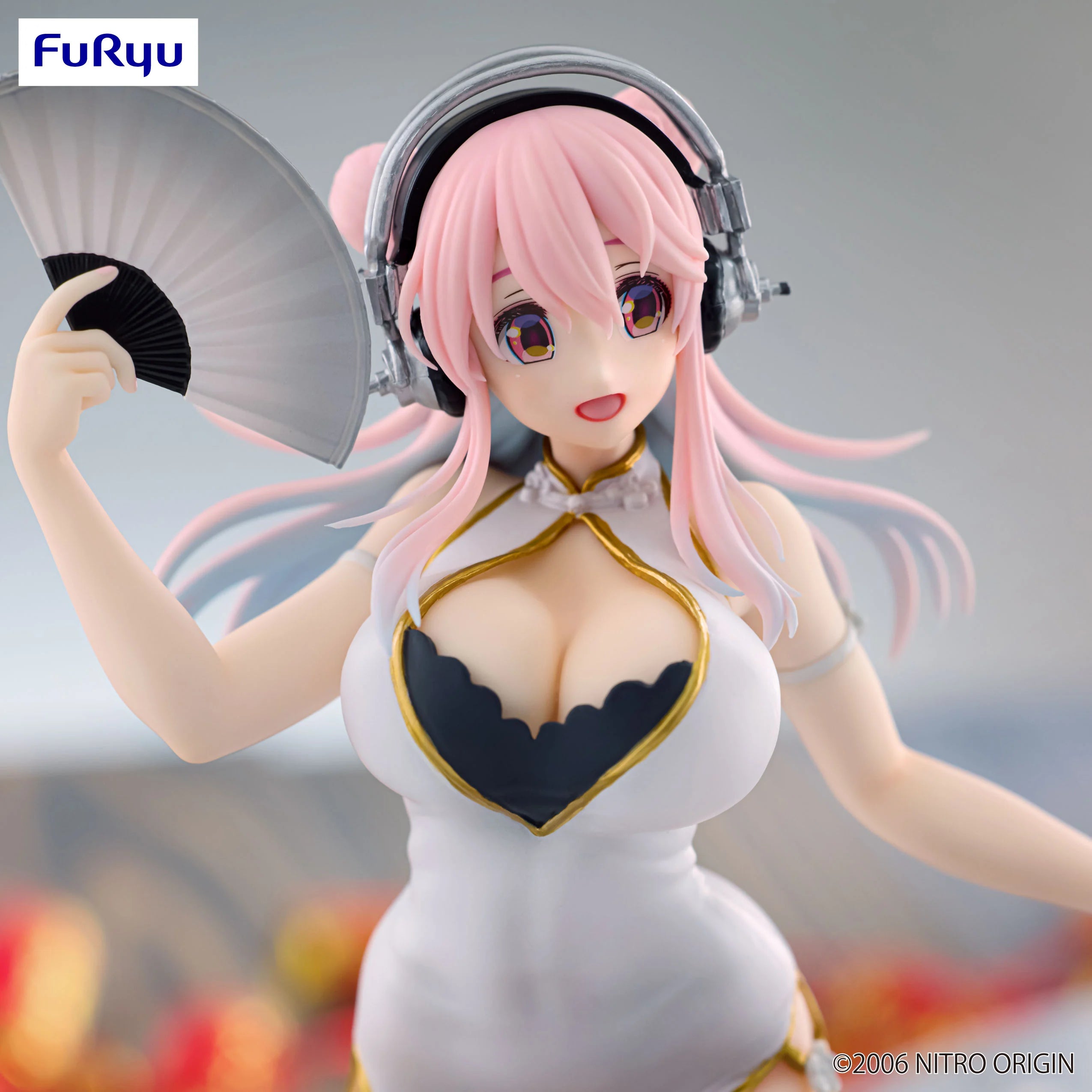 SUPER SONICO - White china dress - Statue Trio-Try-It 21cm
