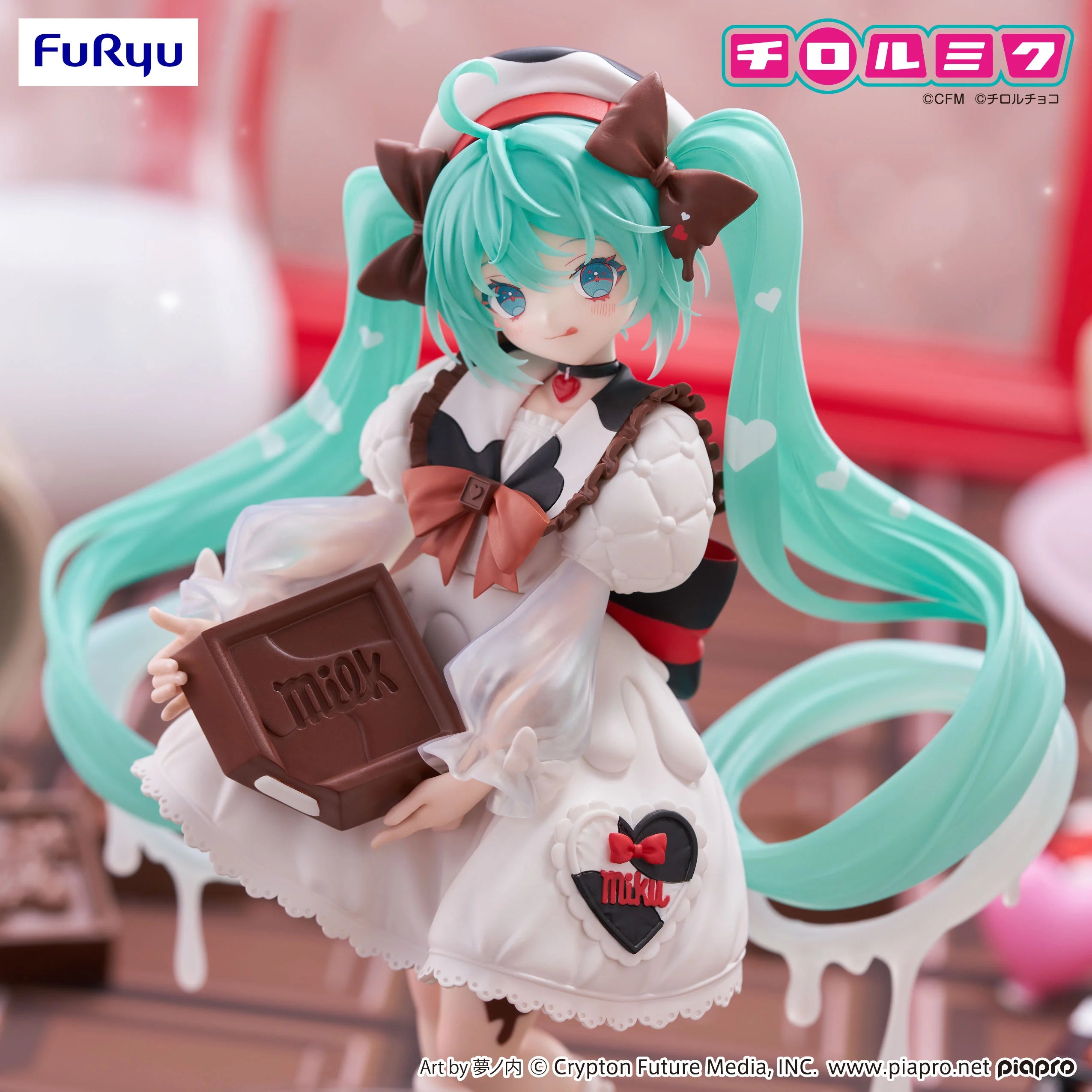 HATSUNE MIKU - Hatsune Miku x Tirol Choco - Statue Trio-Try-It 19cm