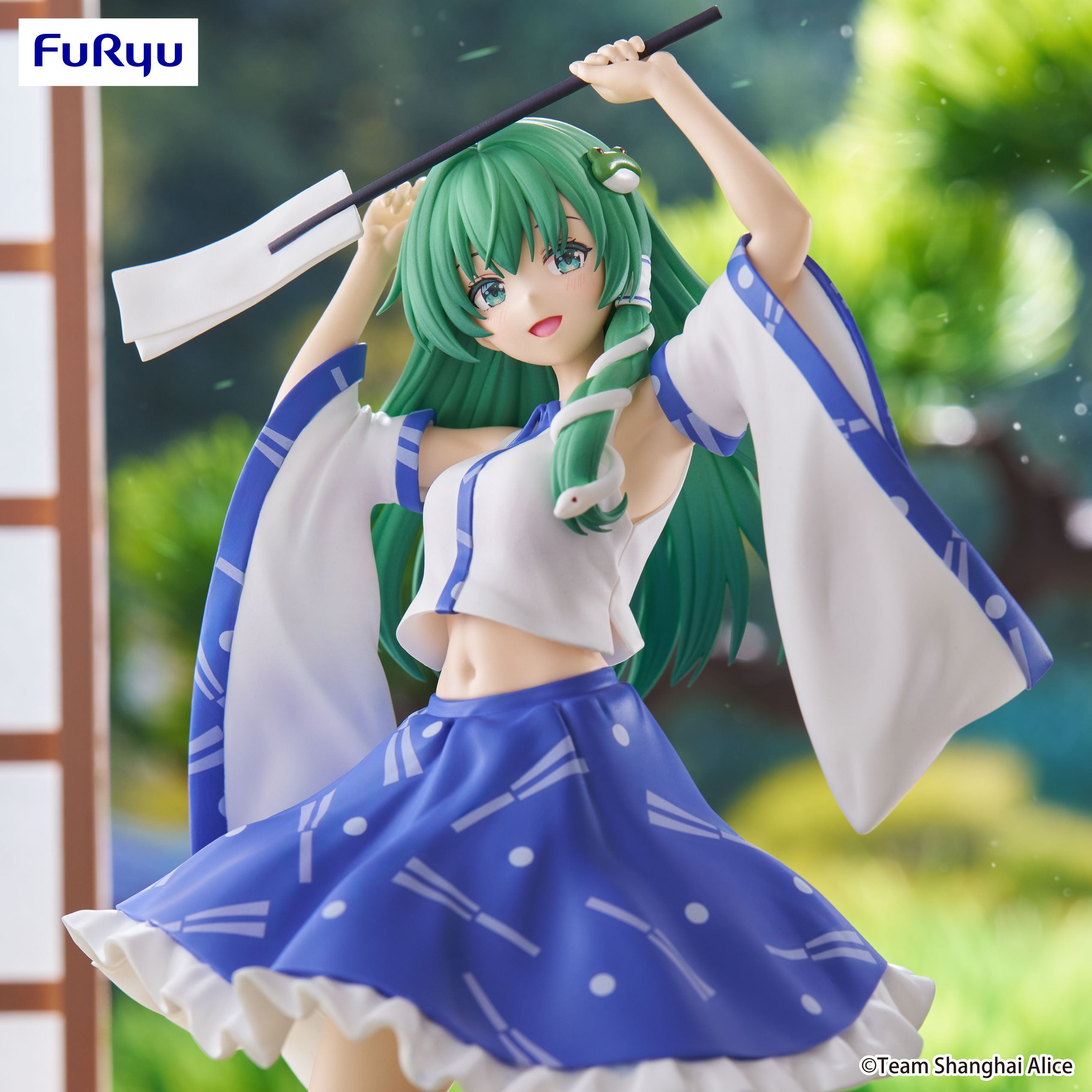 TOUHOU PROJECT - Sanae Kochiya - Statue Noodle Stopper 13cm