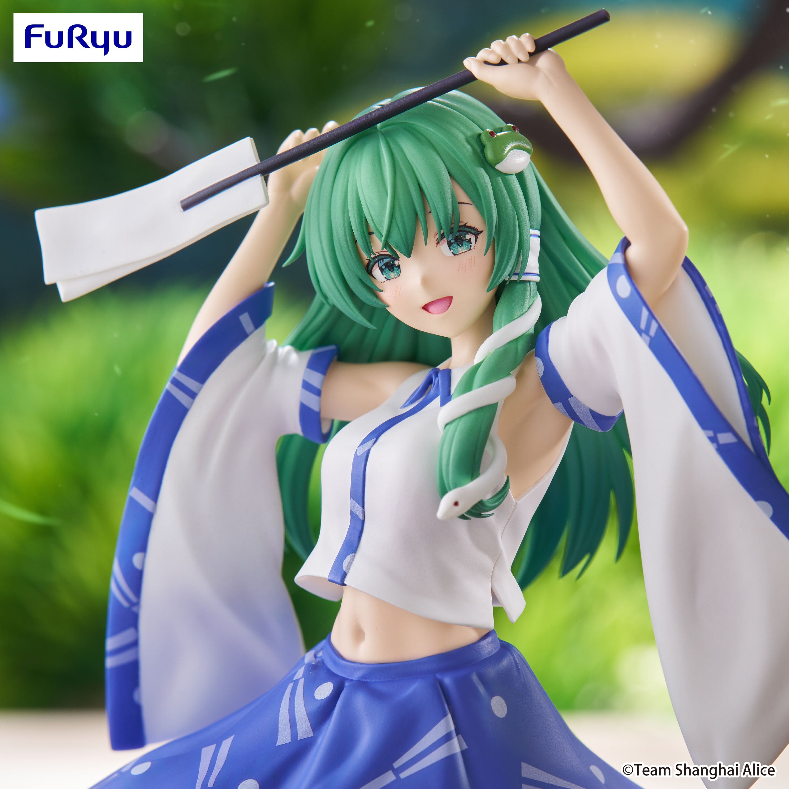TOUHOU PROJECT - Sanae Kochiya - Statue Noodle Stopper 13cm