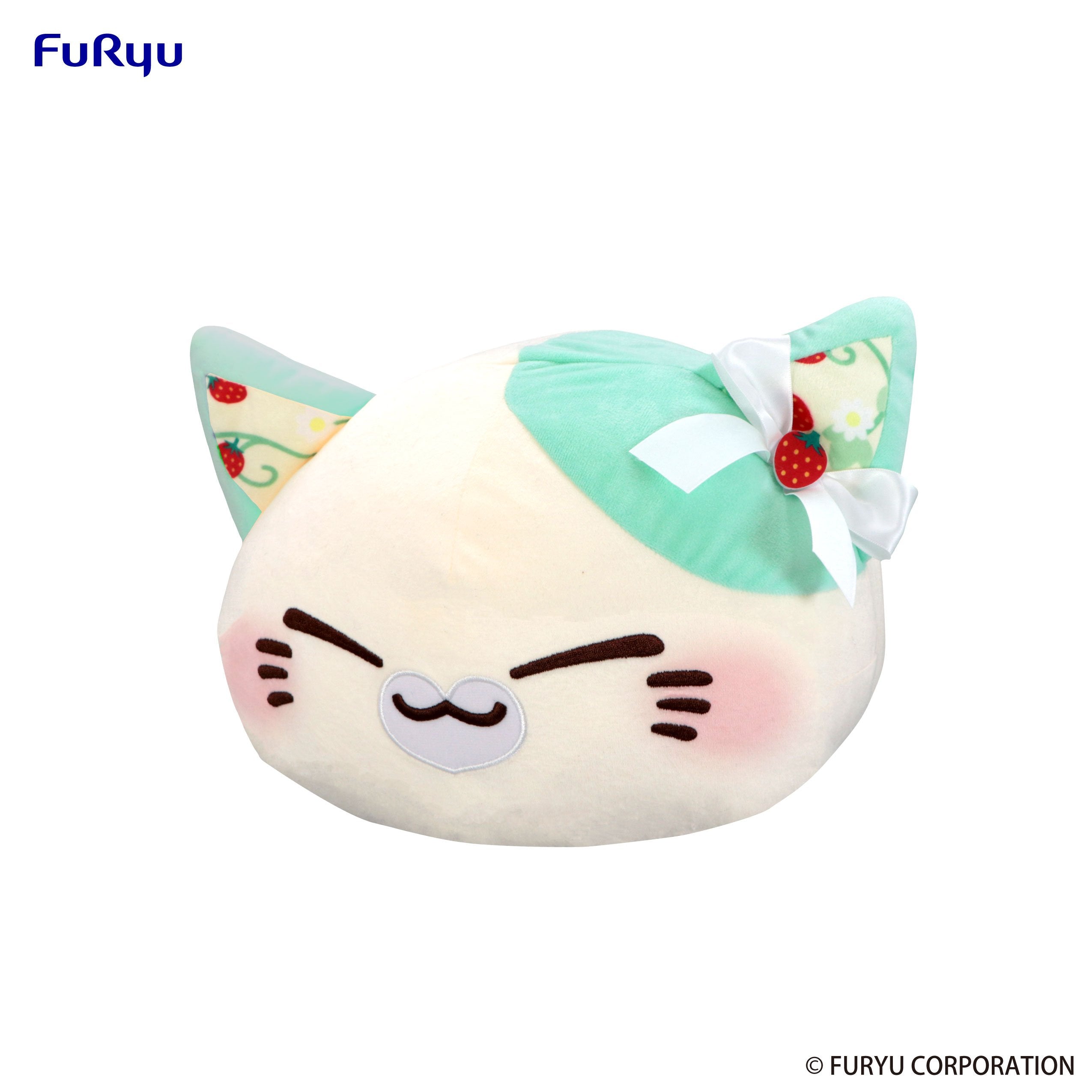 NEMUNEKO CAT - Mint Green - Big Plush Toy 35cm
