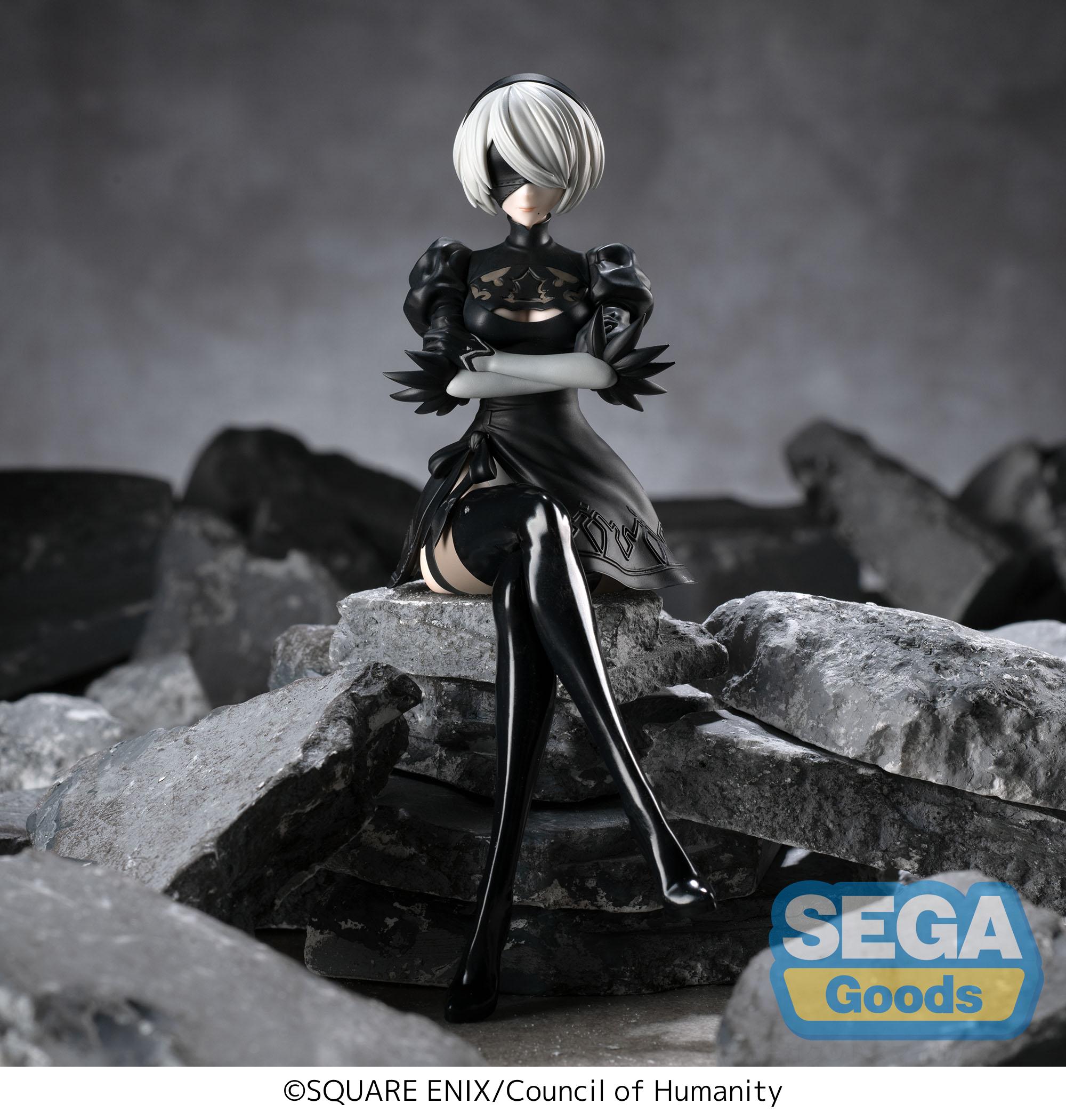 NIER AUTOMATA VER 1.1A - 2B - Statue PM Perching 13cm