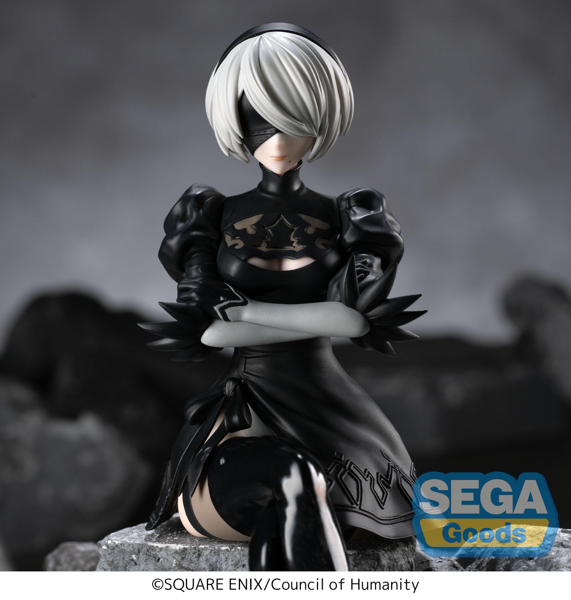 NIER AUTOMATA VER 1.1A - 2B - Statue PM Perching 13cm