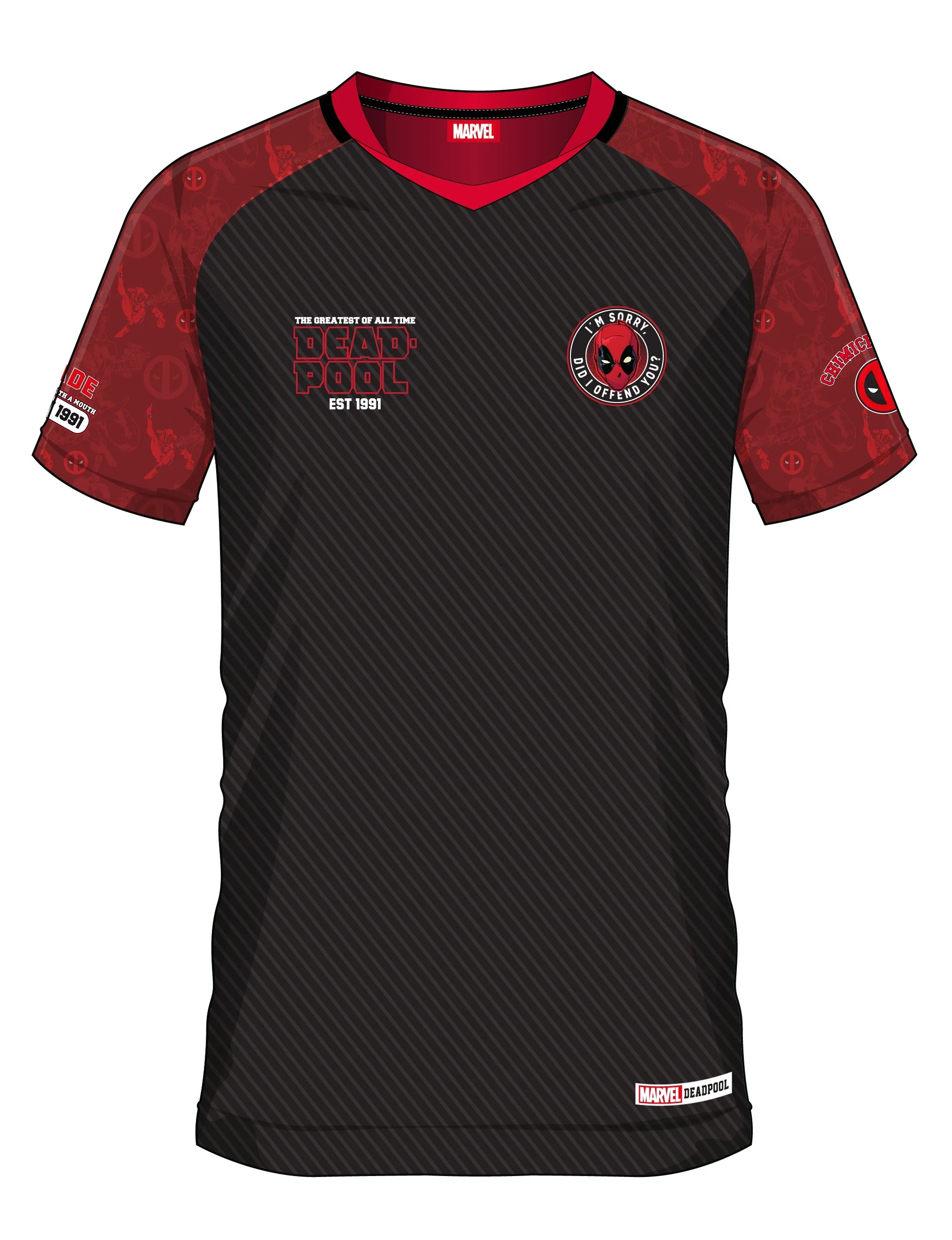 MARVEL - Deadpool 91 - Soccer Jersey Men (XL)