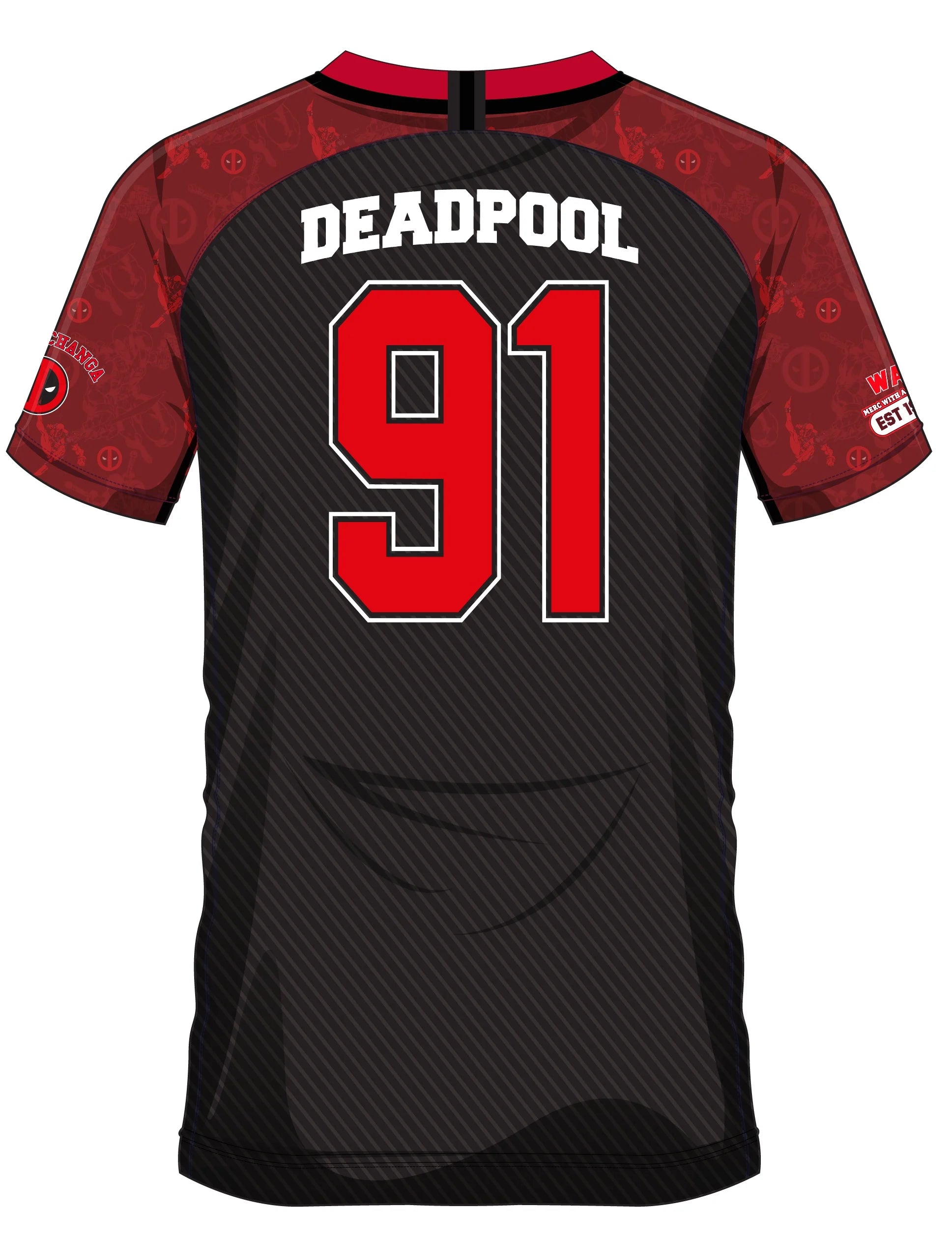 MARVEL - Deadpool 91 - Soccer Jersey Men (L)
