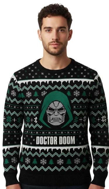 MARVEL - Doctor Doom - Men Christmas Sweaters (S)
