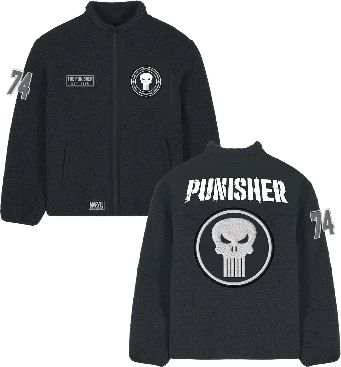 MARVEL - Punisher - Sherpa Jacket (XXL)