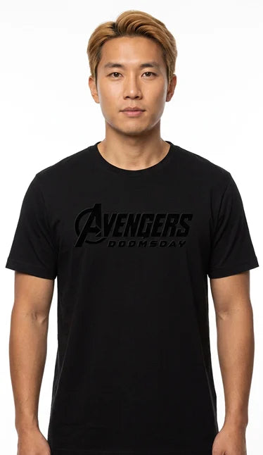 AVENGERS DOOMSDAY - 3D Logo - T-Shirt Men (XXL)