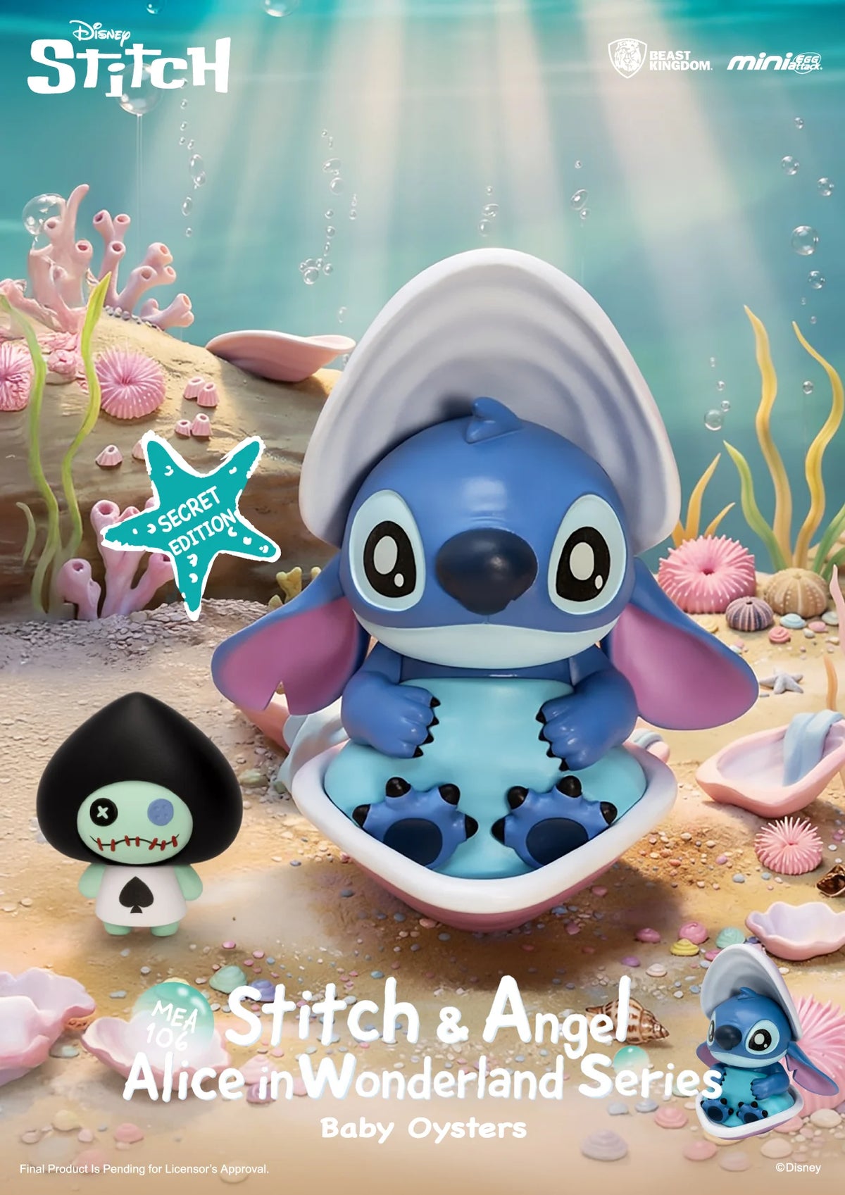 DISNEY -Stitch Alice in Wonderland Series - Blind Box Set 6 Fig. 7.8cm
