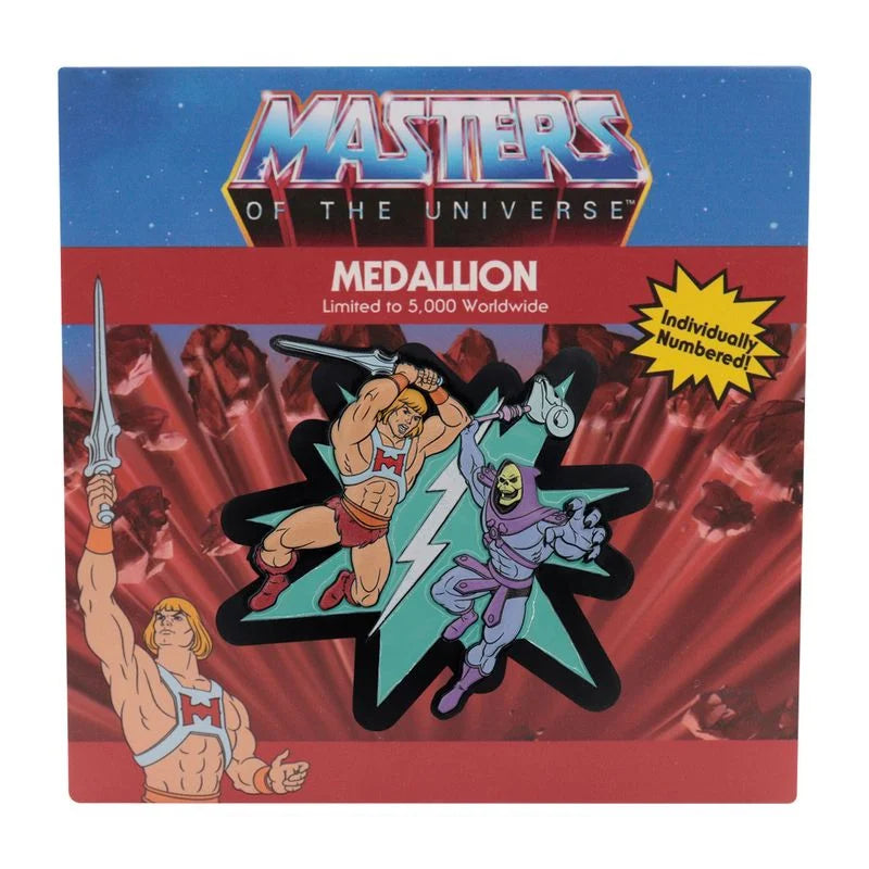 MASTERS OF THE UNIVERSE - He-Man Skeletor - Limited Edition Medaillon