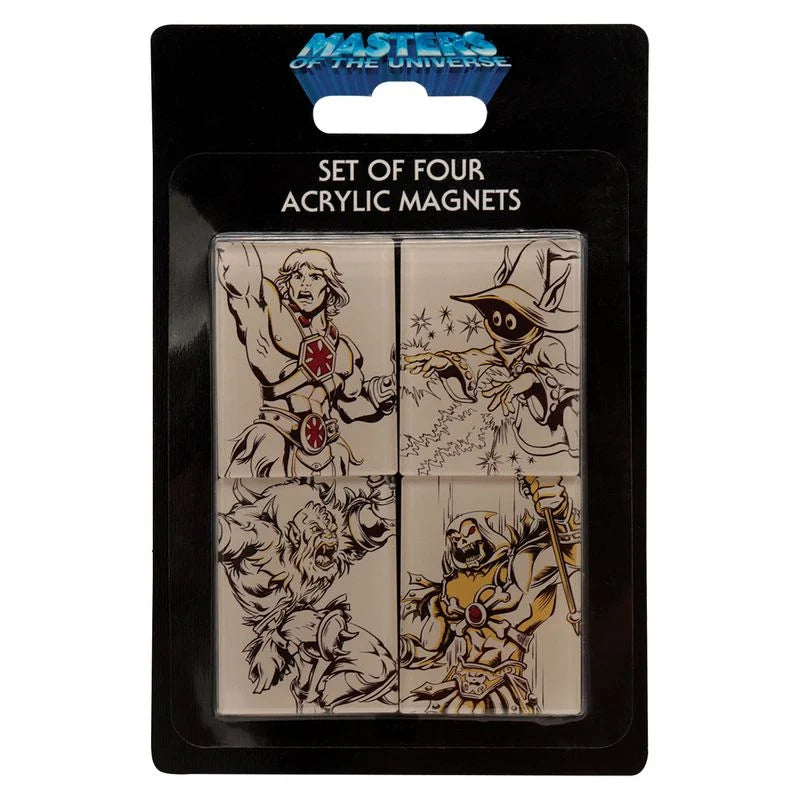 MASTERS OF THE UNIVERSE - Set of 4 magnets