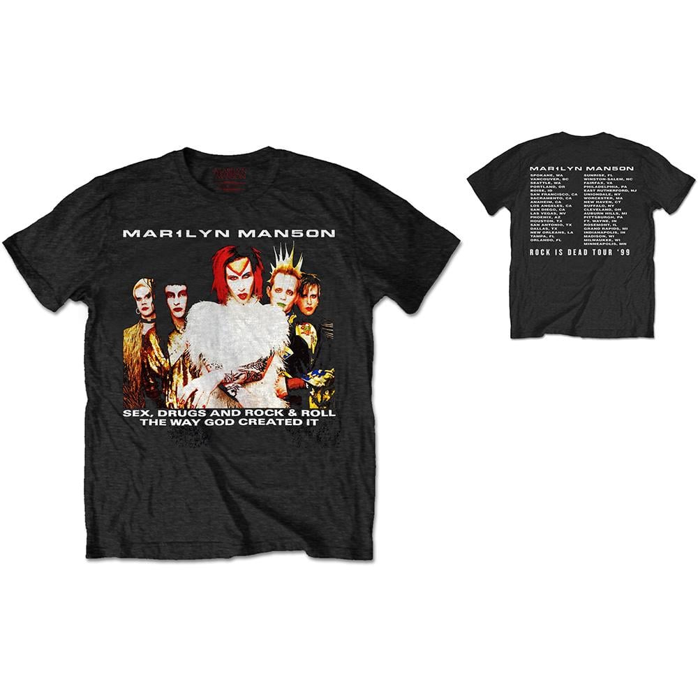 MARILYN MANSON - T-Shirt RWC - Rock Is Dead 1999 (S)
