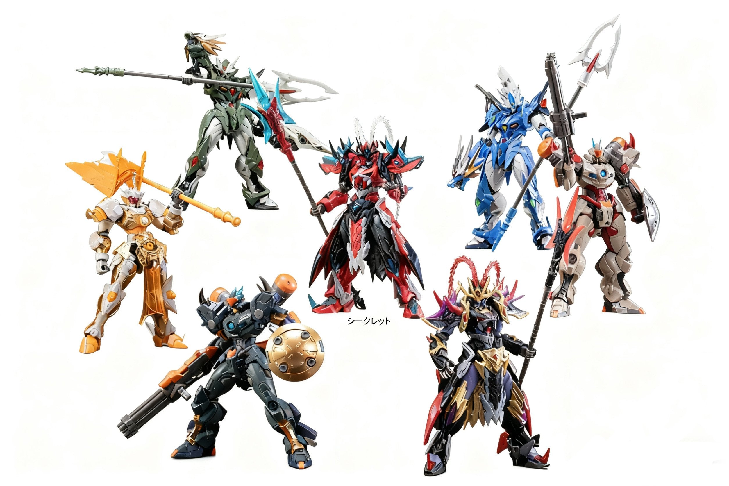 I AM GREAT HERO - Trading Plastic Model Kit BLIND BOX - 13.5cm