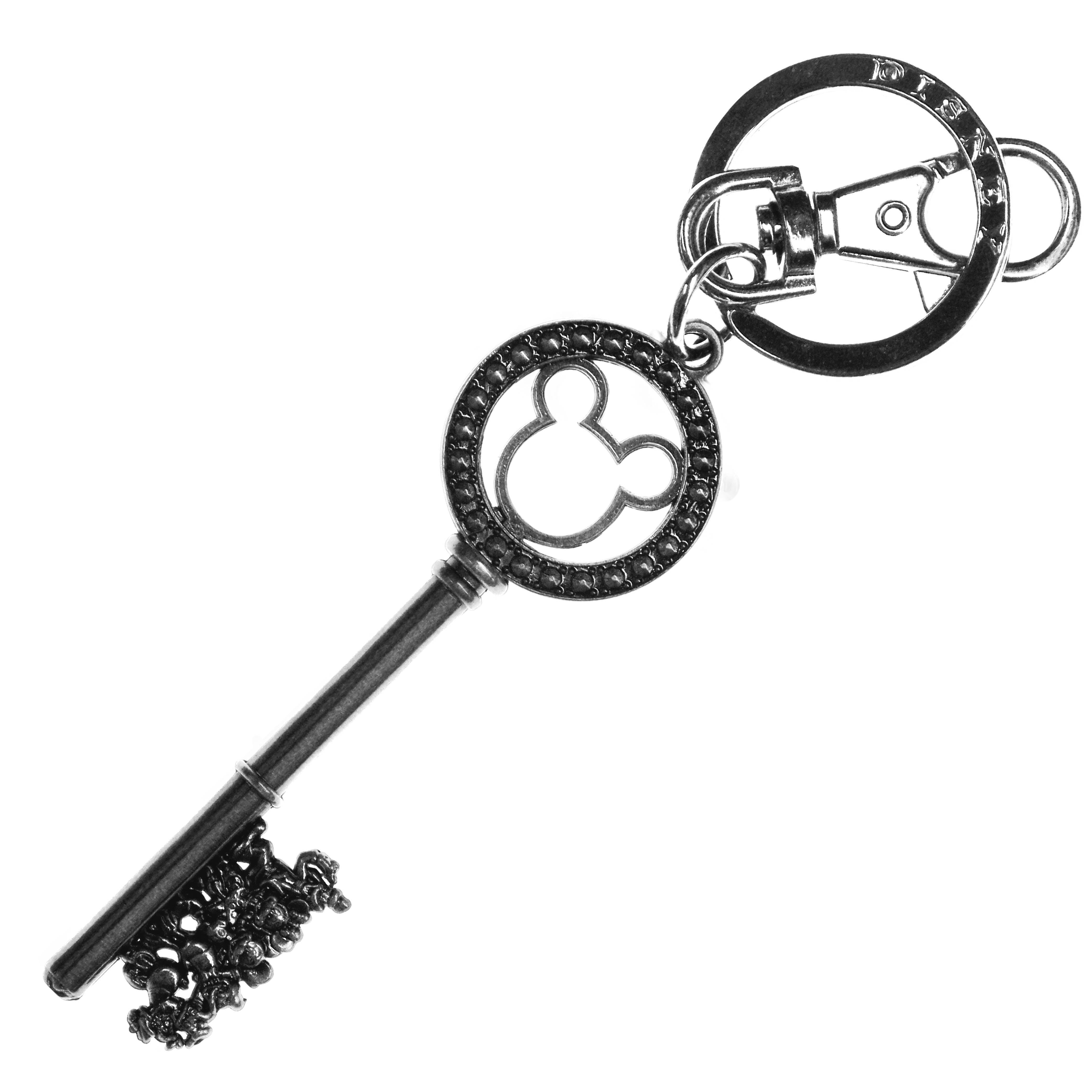 DISNEY - Mickey Gang Master Gem Beads - Pewter Keychain