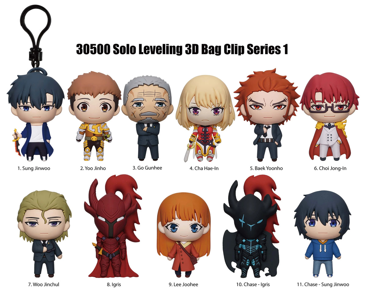 SOLO LEVELING - Series 1 - 3D Foam Bag Clip (Display 24 Pcs)