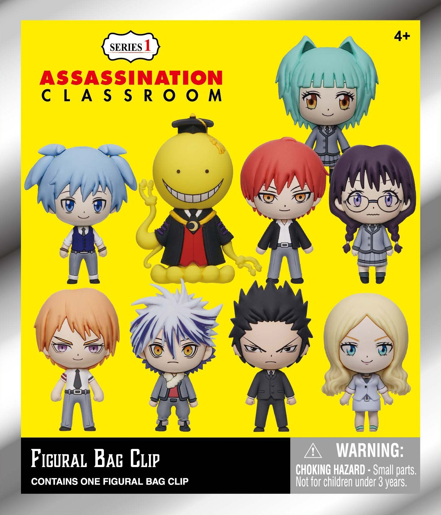 ASSASSINATION CLASSROOM - Series 1 - 3D Foam Bag Clip (Display 24 Pcs)